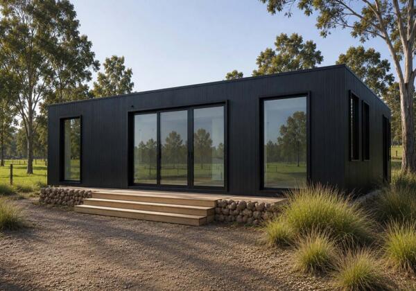 Eco-friendly modular home built by The Quarters Co in Victoria
